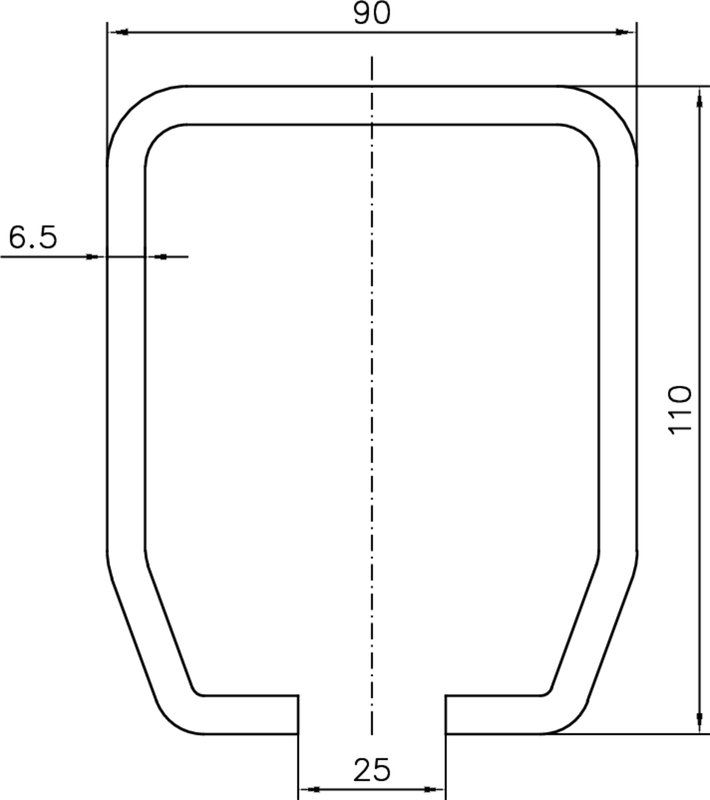 Eckwinkel, Gehäuse, Rahmen, Abmessungen, Blank