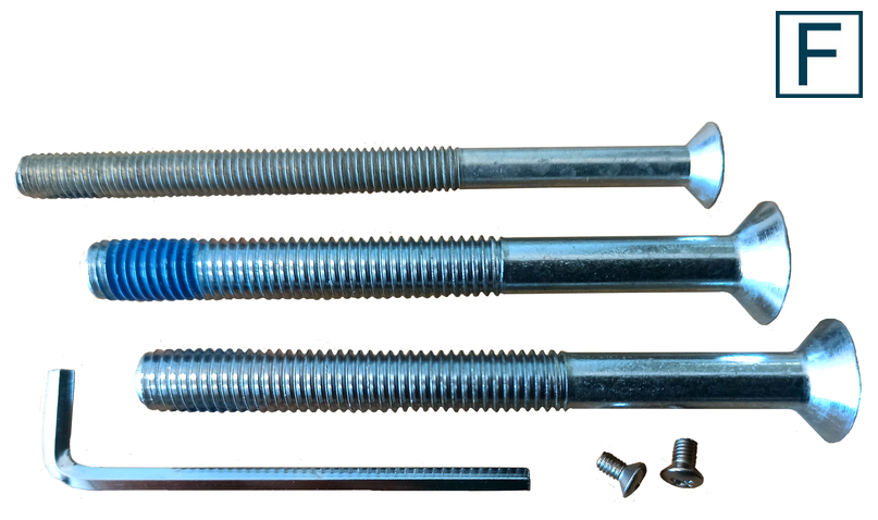 bolts, Gewindebolzen, Schrauben, Inbusschlüssel, Schraubensatz