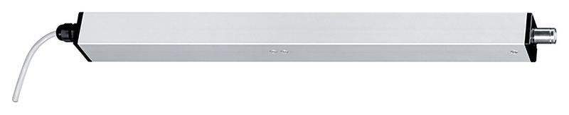 LED-Streifen, lineare Leiste, Aluminiumgehäuse, Kabeleingang, Netzanschluss