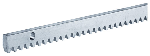 Sägezahnstange, Schnittzahnstange, Metallstab, Zahnstange, Sägezahnstangen-Adapter