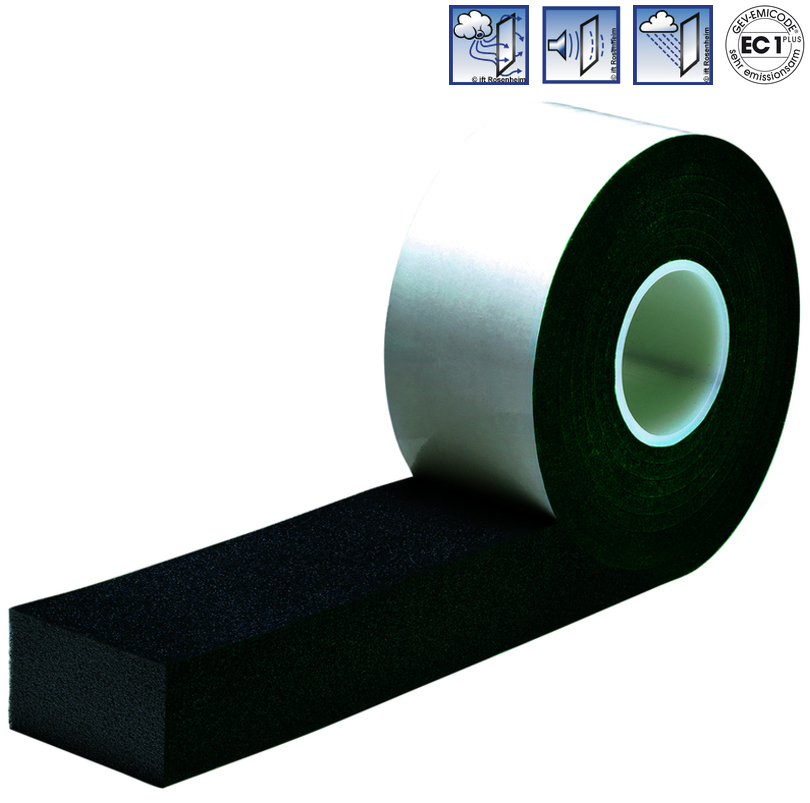 Klebeband, Rollenklebeband, schwarz, Haftband, Klebefläche