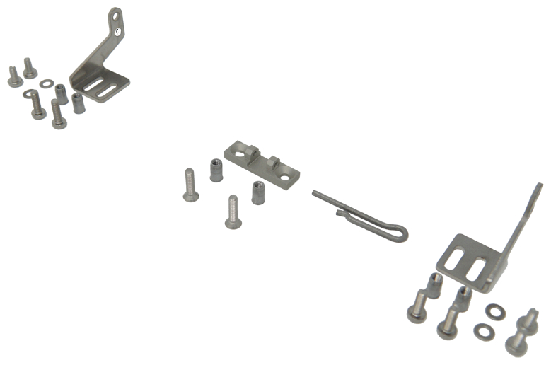 metallisches Zubehör, Montagehalterung, Schrauben, Bolzen, Unterlegscheiben