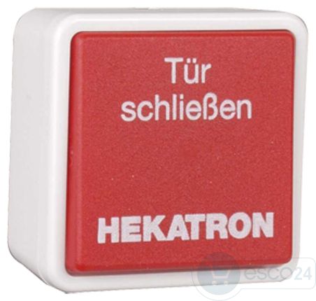 HEKATRON HAT 02 Handauslösetaster  UP/AP, weiß/rot