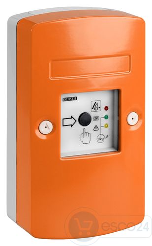 GEZE THZ Comfort N4, kompakte Treppenhauszentrale 24 V DC, 4,5 A, orange RAL 2011