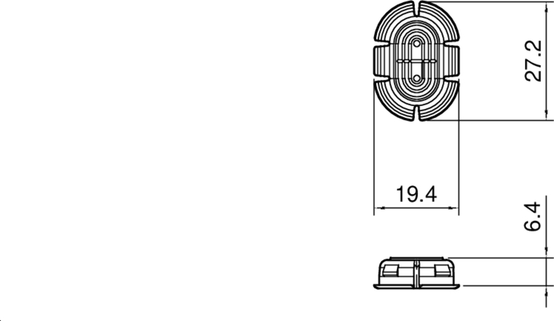 diagramm, technische zeichnung, klemme, kontakt, bemaßung
