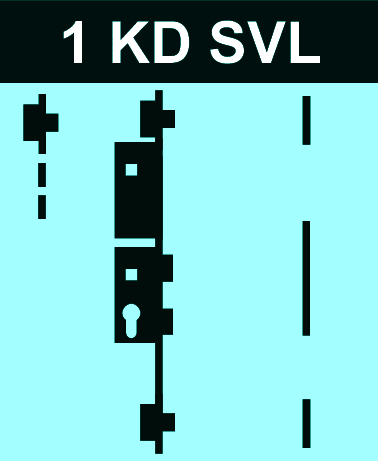 FT-Set systeQ-M-SL-KIGA-ESC-1 KD + SVL 1 flg. Fkt.E DH=1050/1570