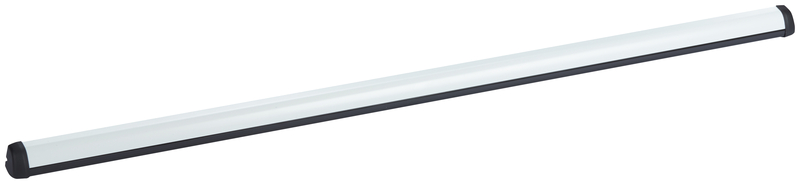 LED-Lichtleiste, Wandleuchte, weißer Diffusor, schwarzes Gehäuse