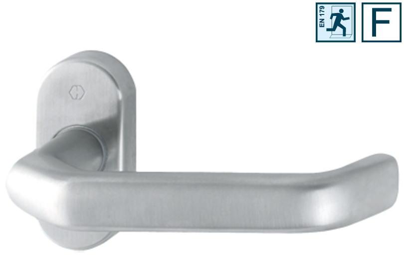 Türgriff, Türdrücker, Stahl, Edelstahl, SATIN