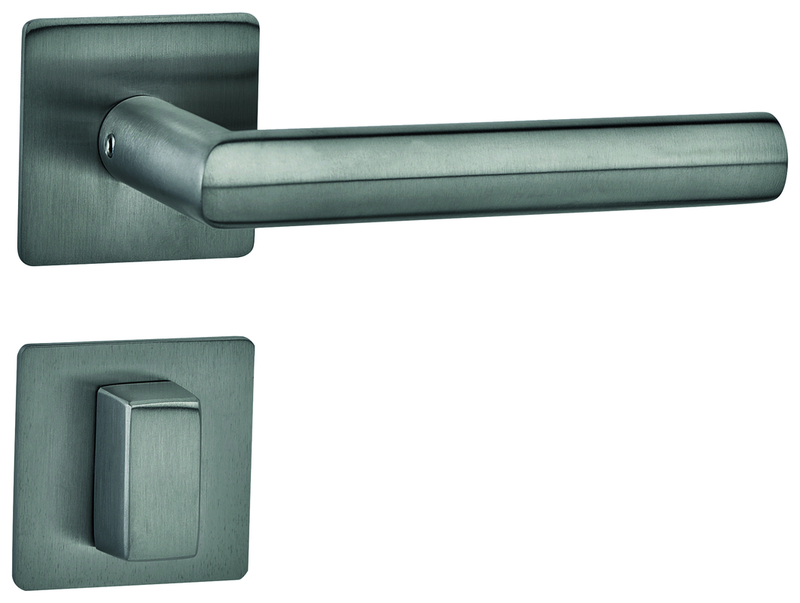 Türgriff, Türdrücker, Schnappfassung, Metall, Brushed Edelstahl