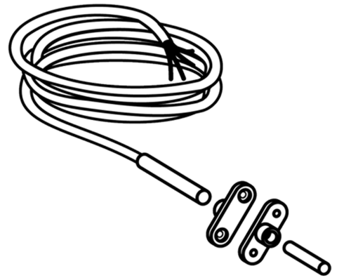 dormakaba Reed-Türkontakt TK 110 weiß, Kabel l=2,3m