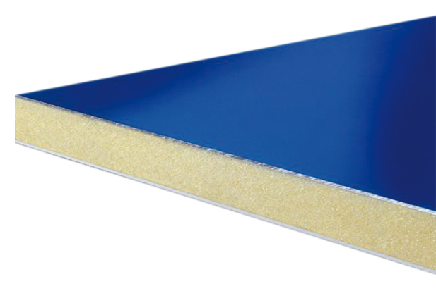 sandwich-panel, Kante, blau, Panel, Acryl