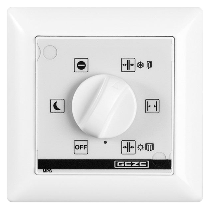 Mainswitch, Wandregler, Dimmer, Schalter, Geze