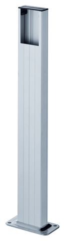 Aluminium Säule, Geländerpfosten, Treppenpfosten, eloxiert, Schirmfach/Schuhfach?