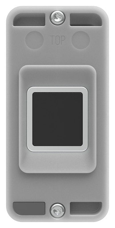 Wandschalter, Wippe, Abdeckplatte, Grau, Elektro
