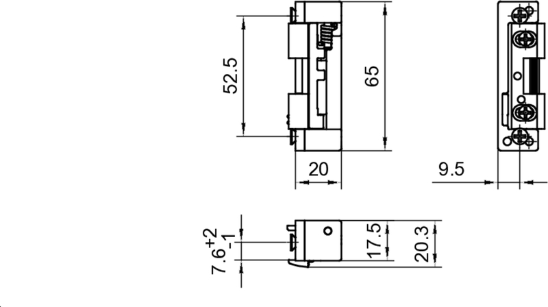 Hinge, Metall, Maßzeichnung, Mechanical component, Hardware