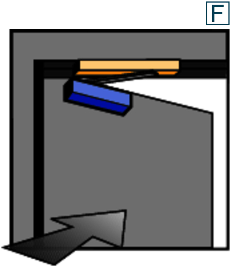 briefcase, folder, grey, blue clip, orange clip