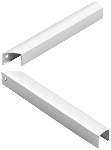 GEZE Abdeckprofil für OL90 6000mm silberfarben Aluminium, Klinge, Rasiermesser, Waffe, Aluminium, Griff,