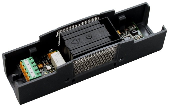 elektronisches Modul, PCB, Steckverbinder, Kühlkörper, Slot