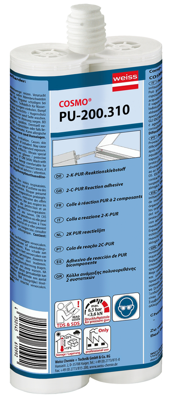 PU-200.310, Reaktionsklebstoff, 2K-PUR, Klebstoff, Kleber