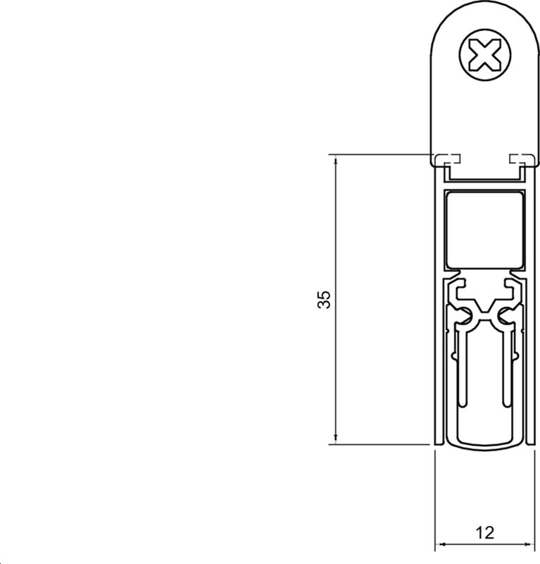 TÜRDICHTUNG-ATHMER-DOPPELDICHT DIN L/R MASS A= 1085MM