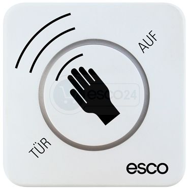 esco CleanSwitch Taster Symbol -Tür auf-  UP, KS, weiß (berührungslos)