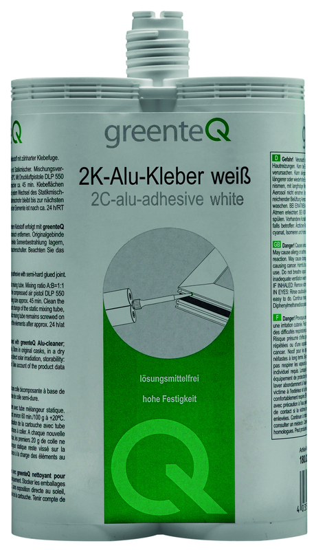 2K, Alu-Kleber, weiß, Kleber, Kunststofftube