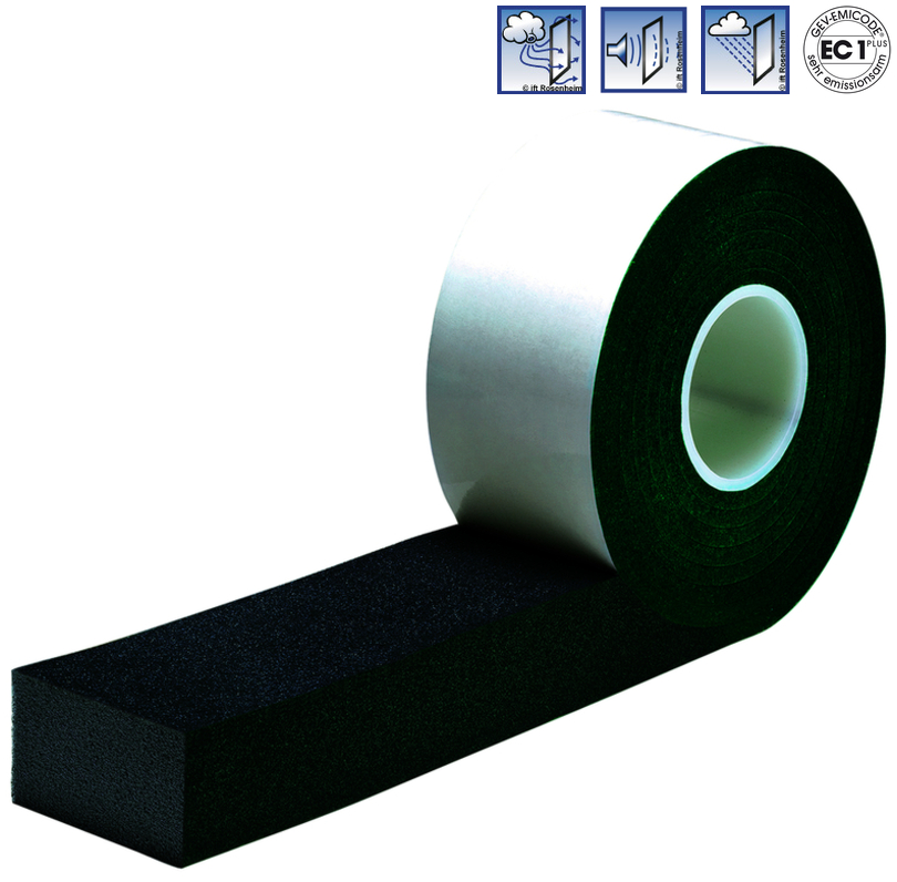 Klebeband, Band, Dichtband, Schwarz, Foam