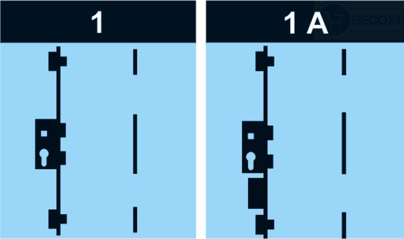 Adapterset 1flg. systeQ-M(-ESC)1/1A