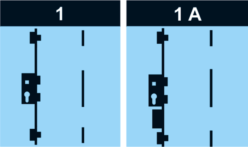 Adapterset 1flg. systeQ-M(-ESC)1/1A