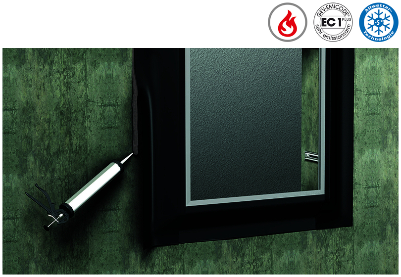 glazier window, safety glass, green wall, suction tool, recessed mirror