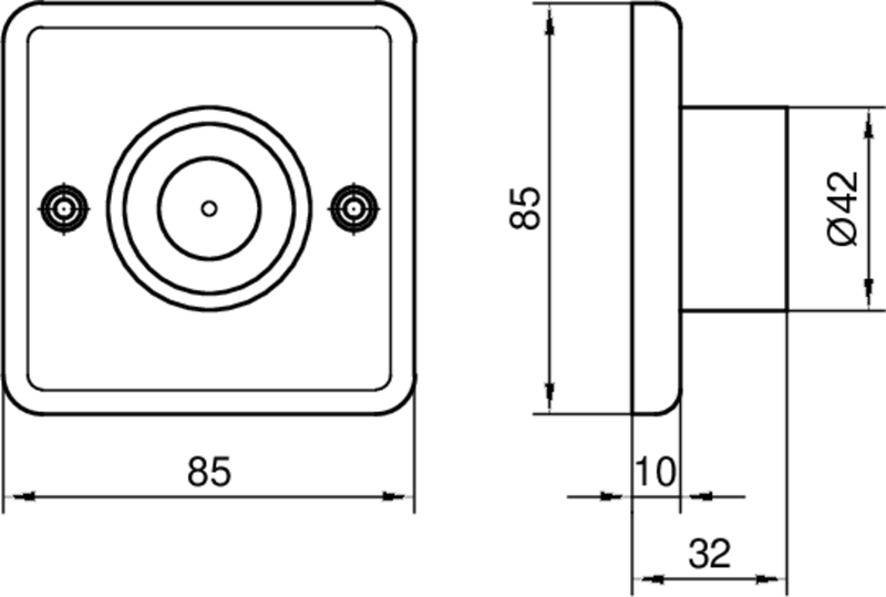 Kamera-Halter, Schelle, Montageplatte, Durchmesser 42, 98x85mm