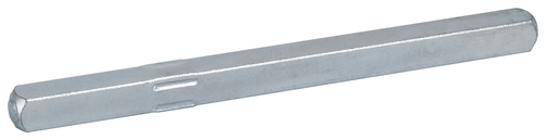esco Drückerstift VK=8, l=120mm, gekerbt Keil, Aluminium, Keil, Aluminium, Klinge, Rasiermesser, Waffe,