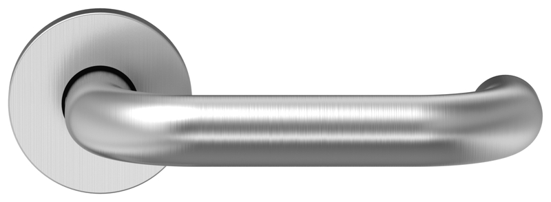 Türgriff, Türdrücker, Edelstahl, rund, Beschlag