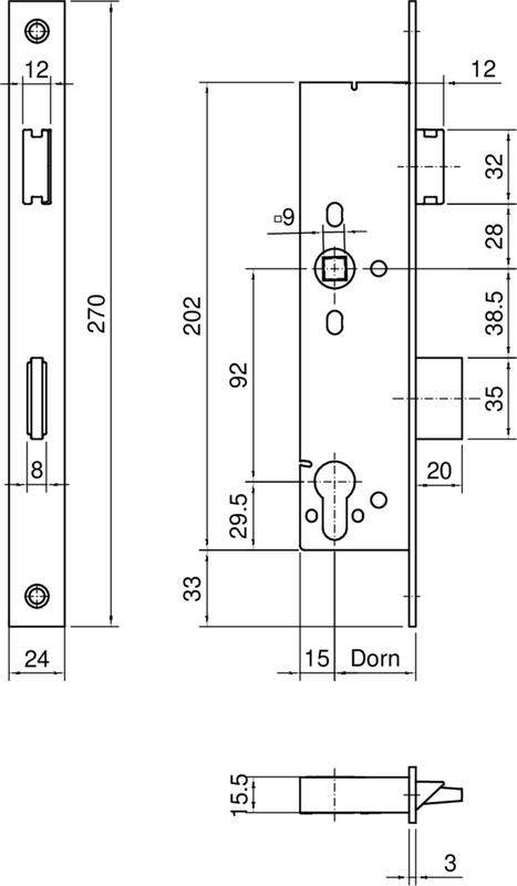 FR-Schloss BKS B-1828 D35 F3x24x270,L/R Schaubild, Schaubild,