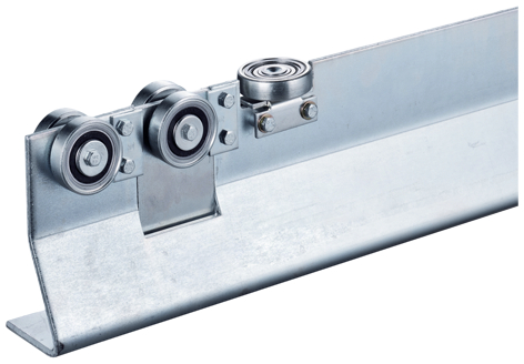 Rolle, Lager, Metallführung, Schiene, Rollenrad