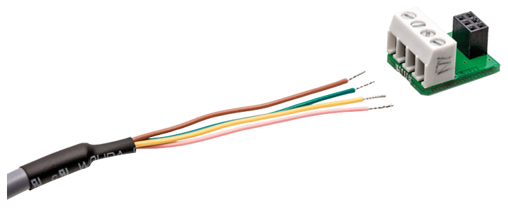 elektrische Leitung, Patchkabel, 4-Kern, bunte Drähte, Klemmblock-Zubehör