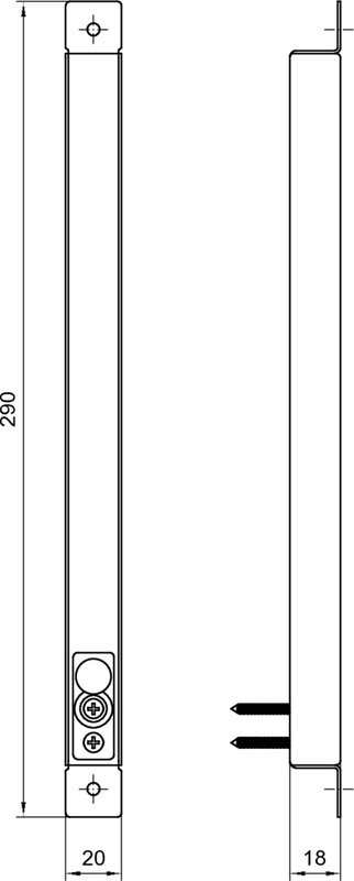 Profil, Messzeichnung, technische Zeichnung, Schematisch, Profilansicht