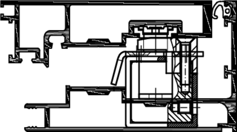 Querschnittszeichnung, Mechanisches Bauteil, Innenmechanik