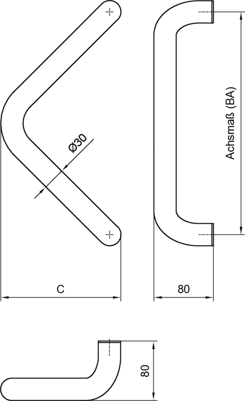 handrail, Biegestellung, Eckwinkel, Metall, Maße