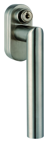 greenteQ Fenstergriff FG61S.ER 10/32 abschließbar, mit Schrauben M5x45 Griff, Griff,