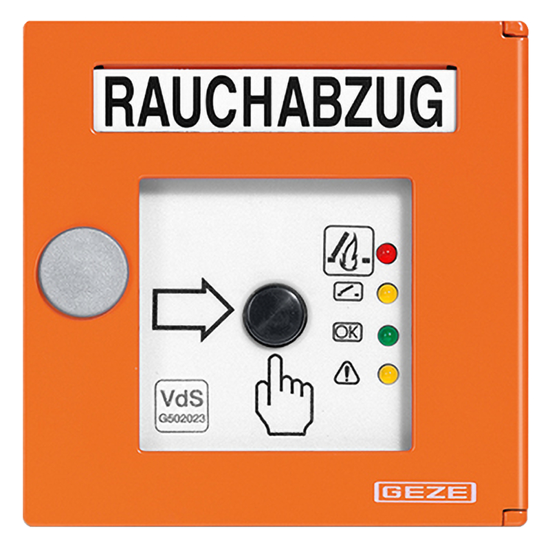 Feuerlöscher, Rauchabzug, Orange, Notfallgerät, Bedienfeld