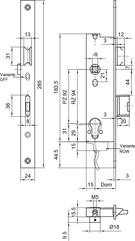 Schloss, Türschloss, Mechanisches Schloss, Bolzen, Verschluss