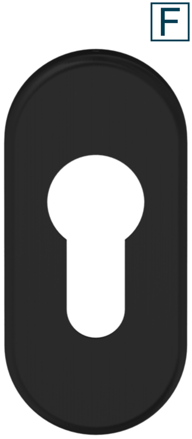 Türdring, Schlitz, Schwarz, Metall, Gehäuse