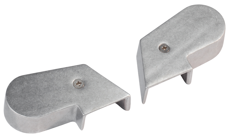 Metallteil, Klemmbereich, Türfang, Metallhalter, Schraubenloch