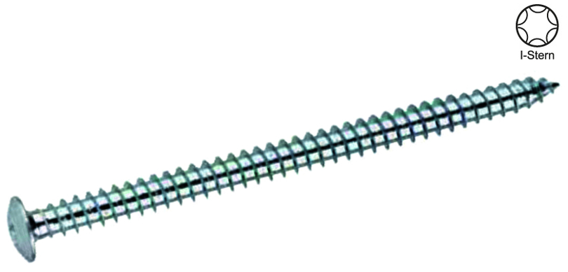 Schraube, Holzschraube, Selbstschneidend, Gewindebolzen, Schlitzantrieb