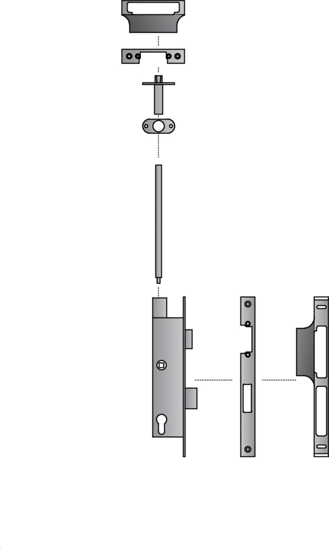 Türschloss, Schloss, Beschlag, Türmechanismus, Zylinder