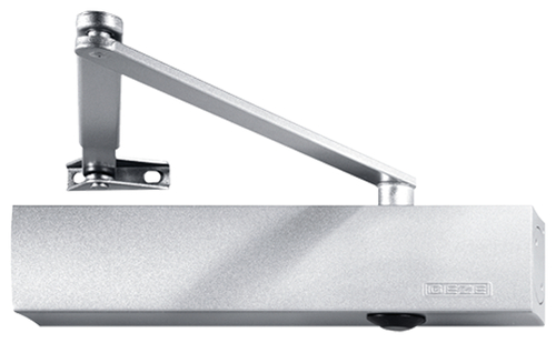 GEZE TS 4000 Set EN1-6 silberfarbig Handlauf, Aluminium, Klammer, Handlauf, Aluminium, Klammer,