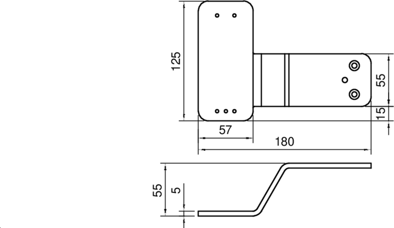 Steckvorrichtung, Machinedevice, Wandhalterung, Scharnierarm, Kabelhalter