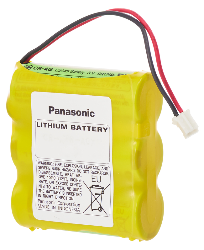Lithium-Akku, Panasonic, 3V, CR1745, Stecker