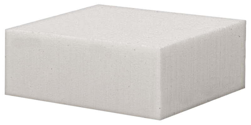 block, foam, white, rectangular, pad